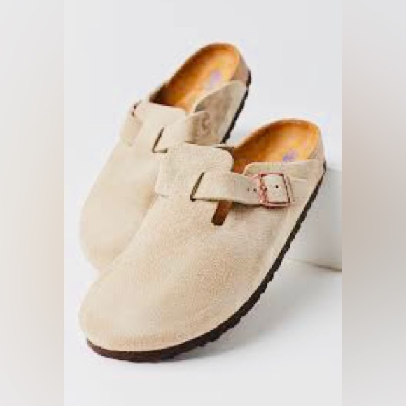 Birkenstock Boston taupe sandals - Picture 1 of 8